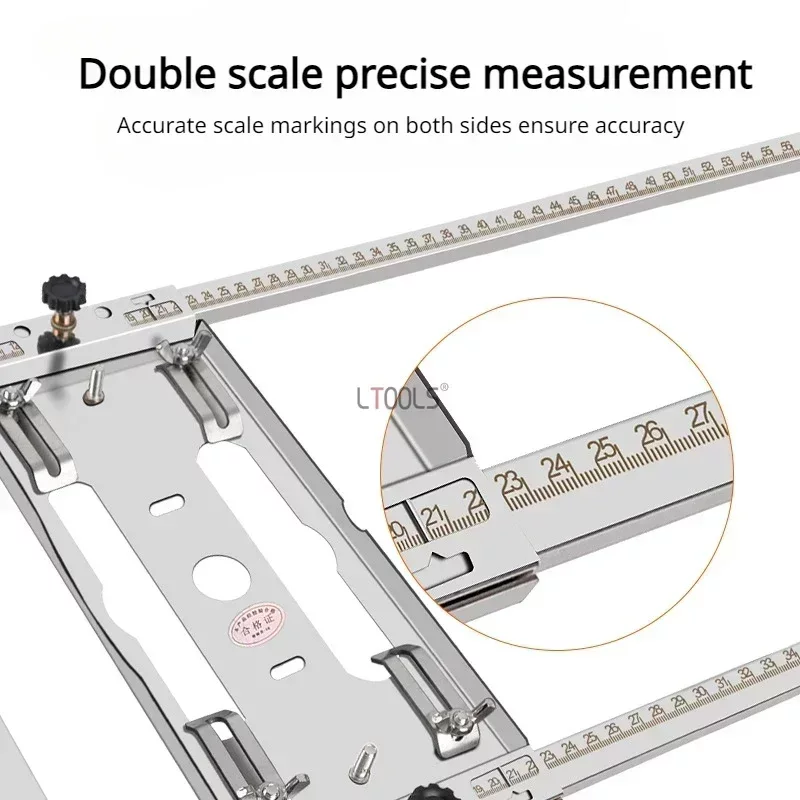 Woodworking Board Cutter Electric Circular Saw Holder Cutting Guide Rail Milling Quick Positioning Backing Board Cutting Machine