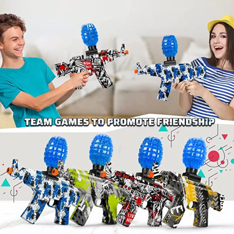 Electric Airsoft Splatter Water Balls Gel Blaster Gun Toys pistola ad aria arma per attività all'aperto tiro giochi di squadra regali
