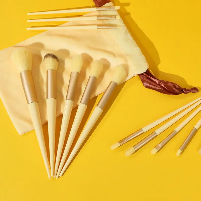 13 pezzi Set di pennelli per trucco morbidi e soffici per cosmetici fondotinta fard in polvere ombretto Kabuki Blending pennello per trucco strumento di bellezza