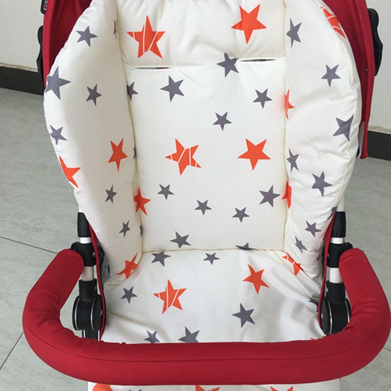 Almofada de assento de carrinho de bebê universal carrinho de bebê cadeira alta almofada de assento forro de algodão macio alimentação cadeira capa