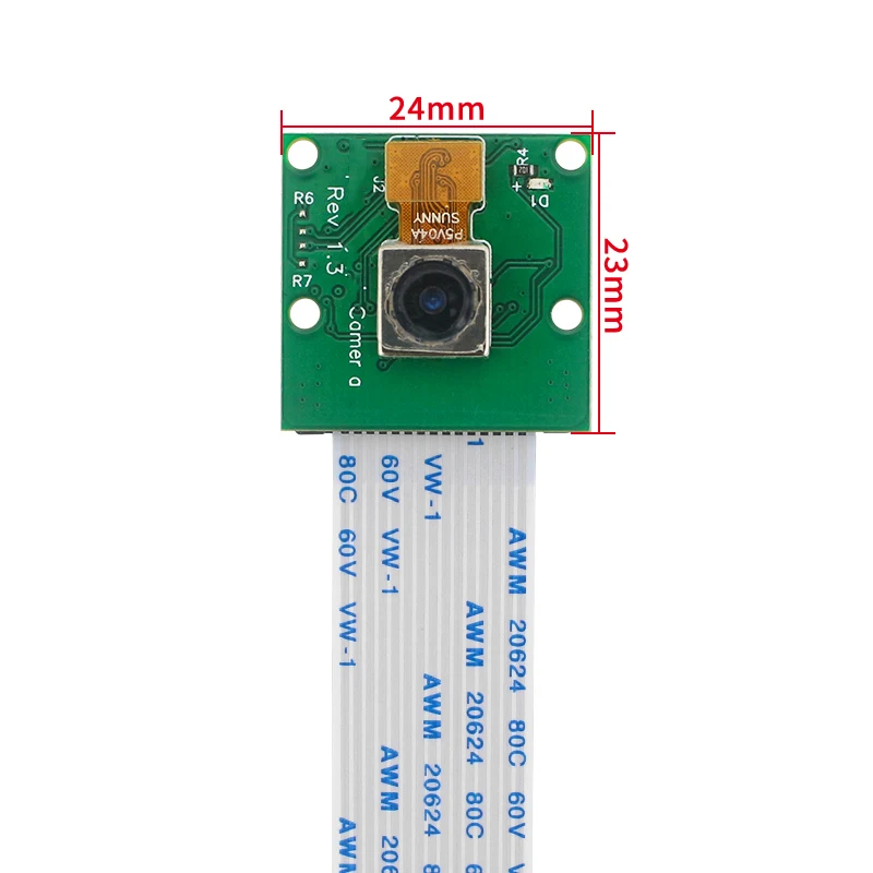 Камера Raspberry Pi AF 5 МП OV5647 с автофокусом 65 °   15-контактный интерфейсный модуль камеры для RPi 5 4B 3B+ 3B Zero 2 W
