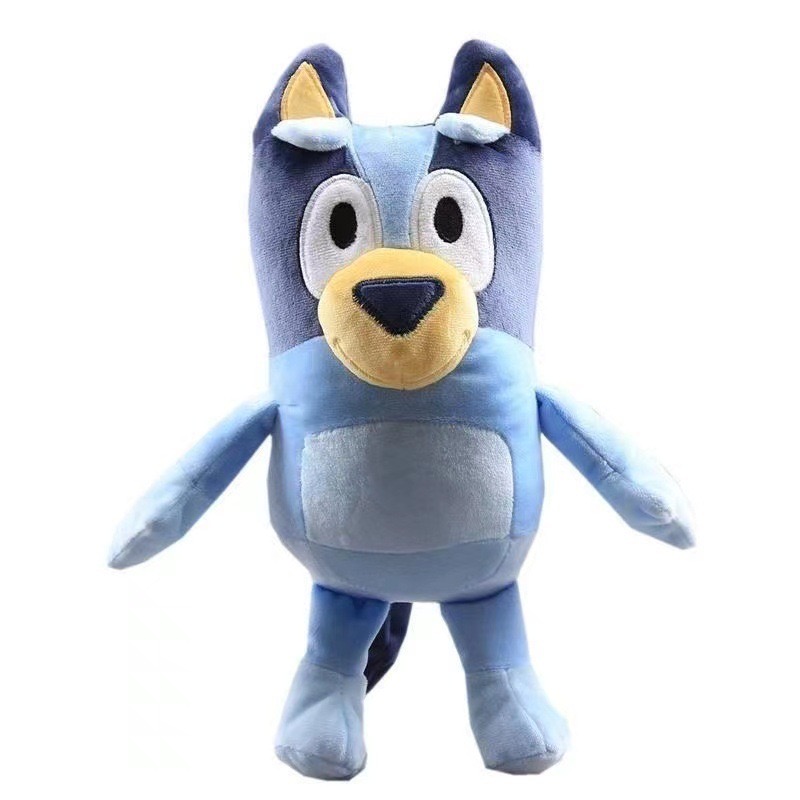 28/40 センチメートル Bluey ファミリーぬいぐるみかわいいシミュレーションペット犬パトロールビンゴ姉妹河合ぬいぐるみ子供のおもちゃ人形クリスマス誕生日ギフト