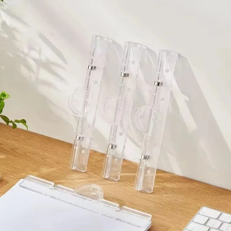 1PC Transparante Clip Briefpapier Map Papieren Map Schoolbord Boek Clip A4 Wit Bord Magnetische Clip