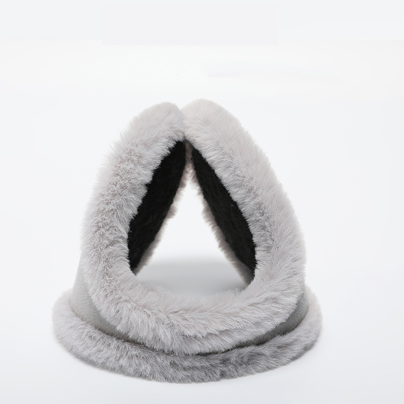 Plush Thicken Ear Warmers Stylish Diameter 13cm  Fleece Earmuffs Comfortable Unisex Earmuffs For Skiing And Snowboarding New