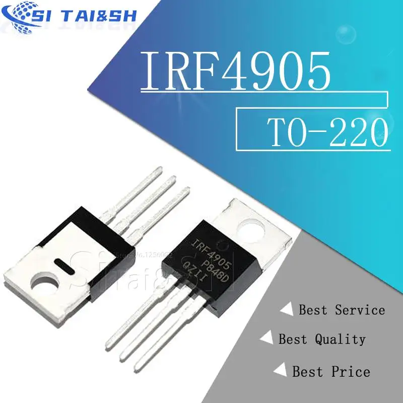 Si Tai&SH 10 Stück IRF4905PBF IRF4905 IRF4905P Power MOSFET neues und originales Datensystem