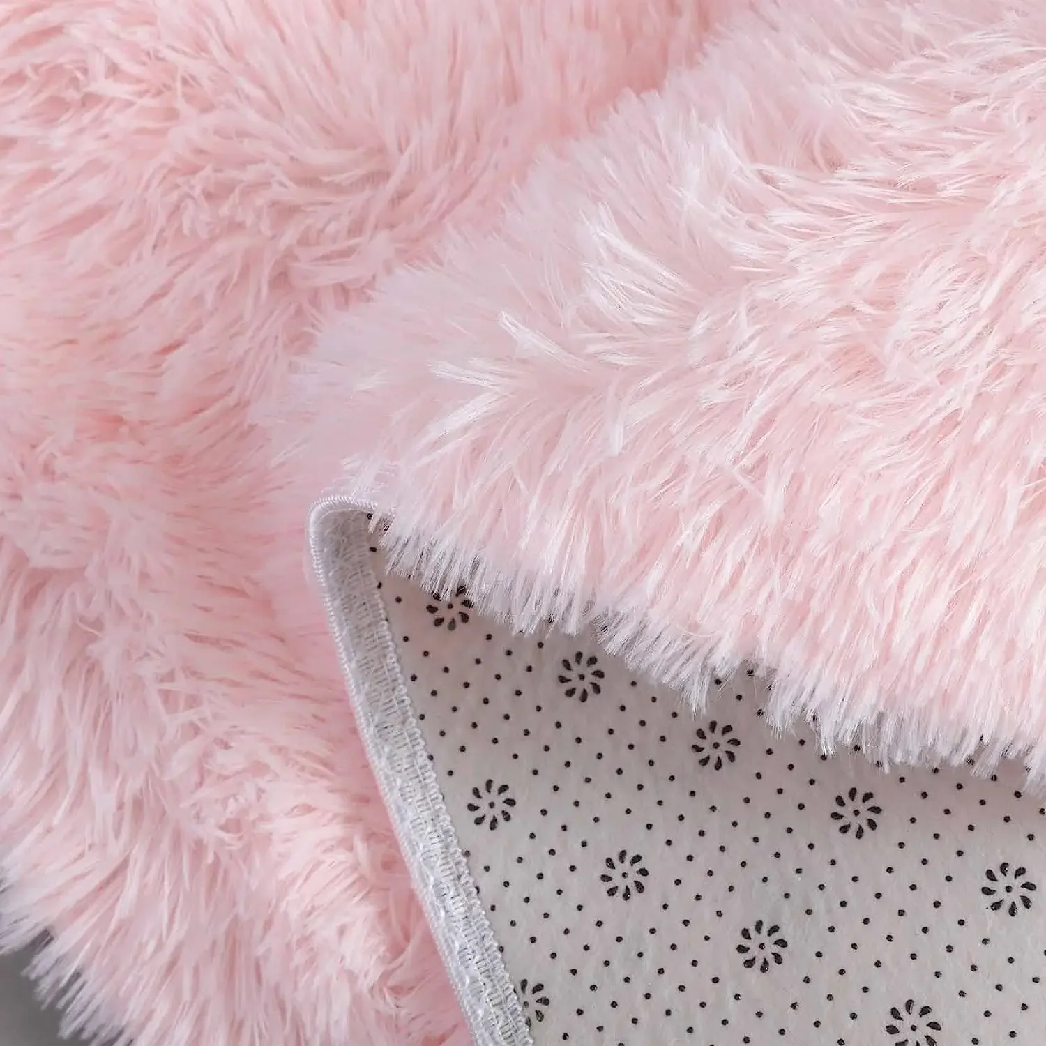 Super Soft Plush รอบพรมพรมปุยสีขาวพรมสําหรับห้องนั่งเล่นตกแต่งบ้านห้องนอนเด็กตกแต่งห้อง Salon หนาพรมกอง