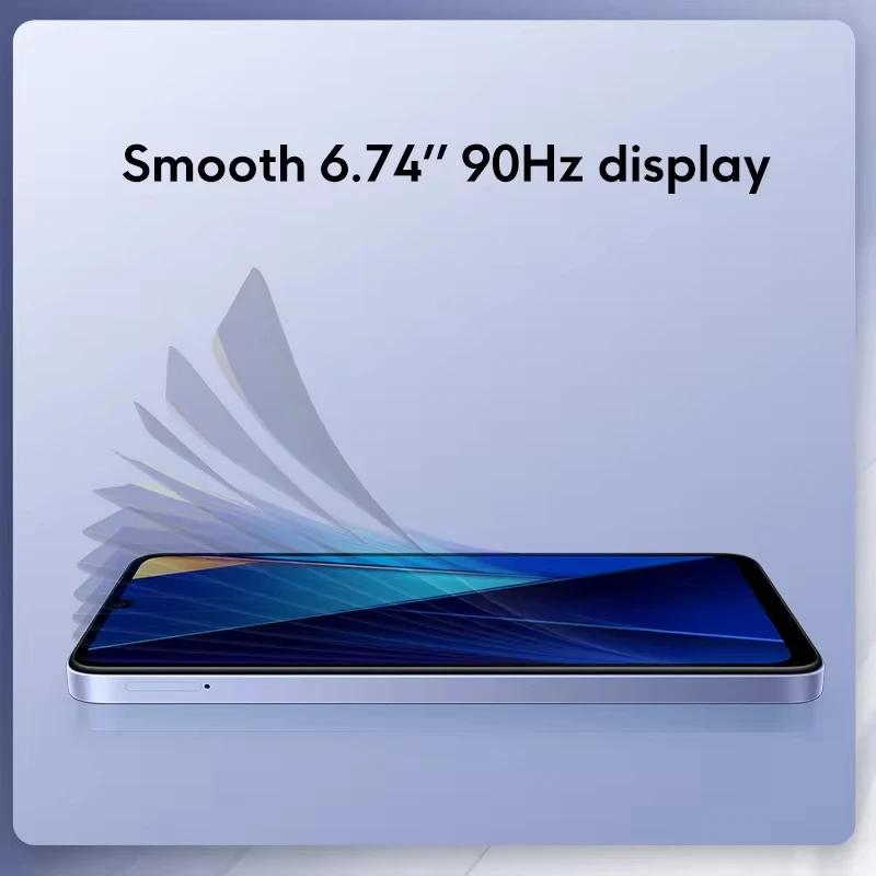 Versão global poco c65 nfc smartphone mediatek helio g85 6.74 "90hz display 50mp câmera tripla 5000mah bateria