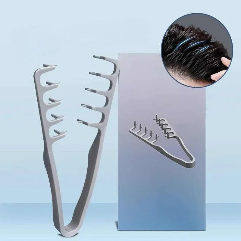 1/2Pcs Volumizing Wide-Tooth Hair Styling Comb Curling Tools Fluffy Texture for Men Ideal for All Hair Types Hairstyling Tools