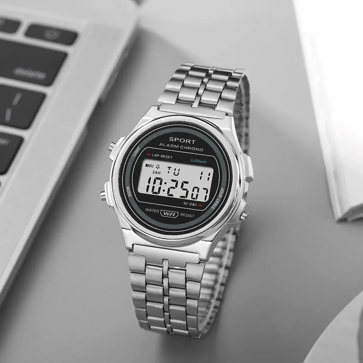 Reloj electrónico LED informal para mujer