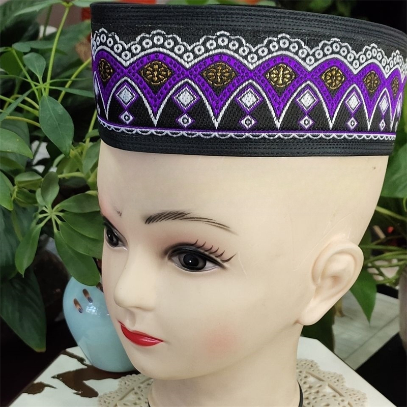 男性用のイスラム教徒のキャップ,ロシアの祈りのドレス,ボートの帽子,islkippa,紫色のキャップ,衣類,税金の製品,送料無料,03161