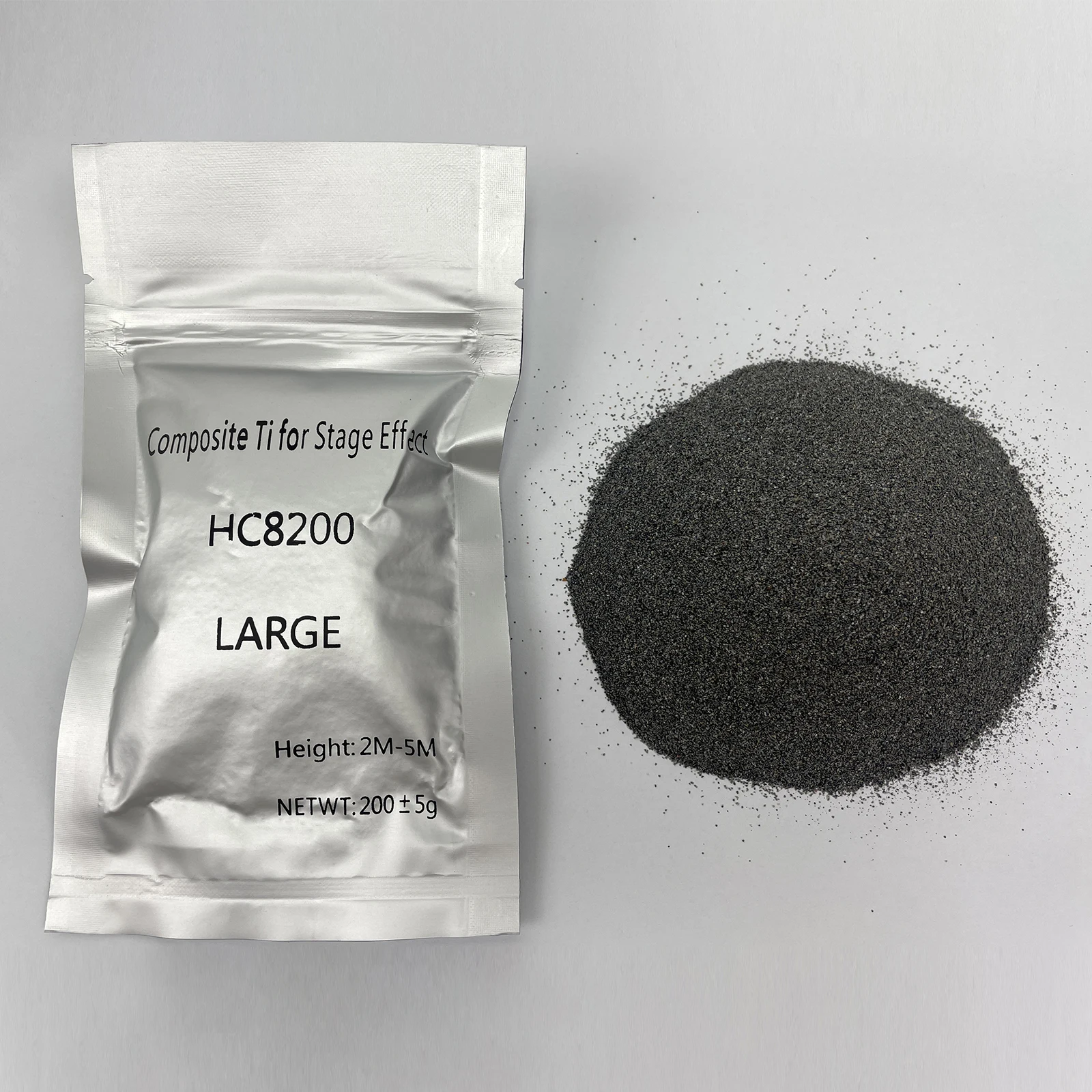 Fieryzeal 4PCS Cold Sparks Machine Fuel Outdoor High-Purity Ti Powder for Stage Machine Effects DMX Fountain Sparkular Bar Party