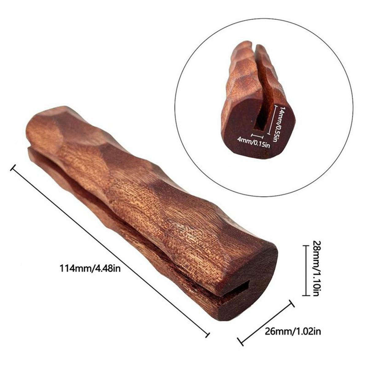 BABQ Wooden BBQ Pan Handle Anti Scald Heat Resistant Insulated Grip Replacement for Outdoor Camping Sauce Grill Pan Griddle