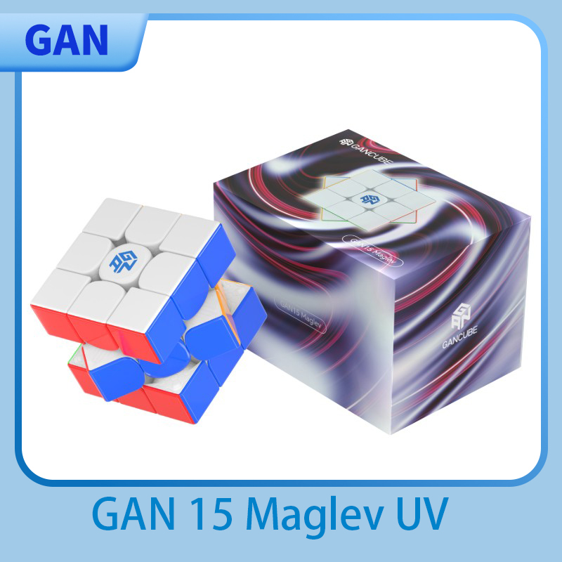[JudyCube] nuevo 2024 Gan 15 Maglev UV Cubo mágico magnético de velocidad GAN15 M juguetes profesionales sin pegatinas GAN 15M Cubo mágico