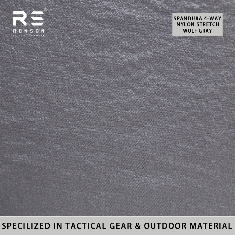 4-weg spandex spandura nylon vierweg stretch tactisch uniform stof BK/CB/WG/RG duurzaam gebruik waterdicht scheurbestendig