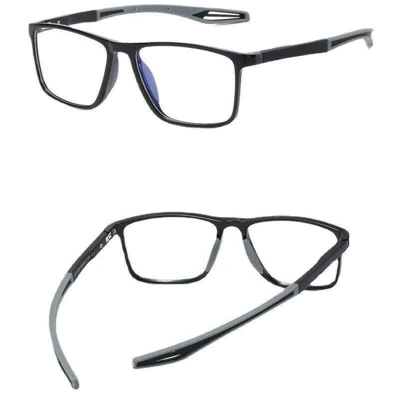 Fashion TR90 Reading Glasses for Men Spring Leg Sports Presbyopia Glasses Anti Blue Light Glasses +100 ~+400