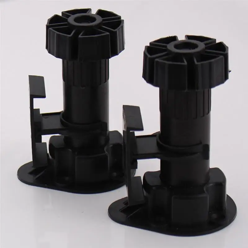 24 Pcs Adjustment Foot Buckle Kitchen Leg Plinth Clips Cupboard Supplies Cabinet Leveler for Furniture Levelers Furniture Kick