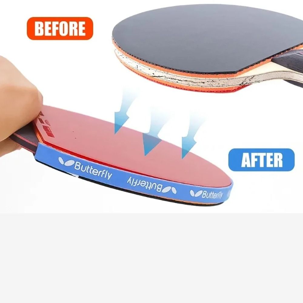 Thickened Table Tennis Racket Edge Protection Self-adhesive Ping Pong Bat Protective Side Tape Edge Protection Strip
