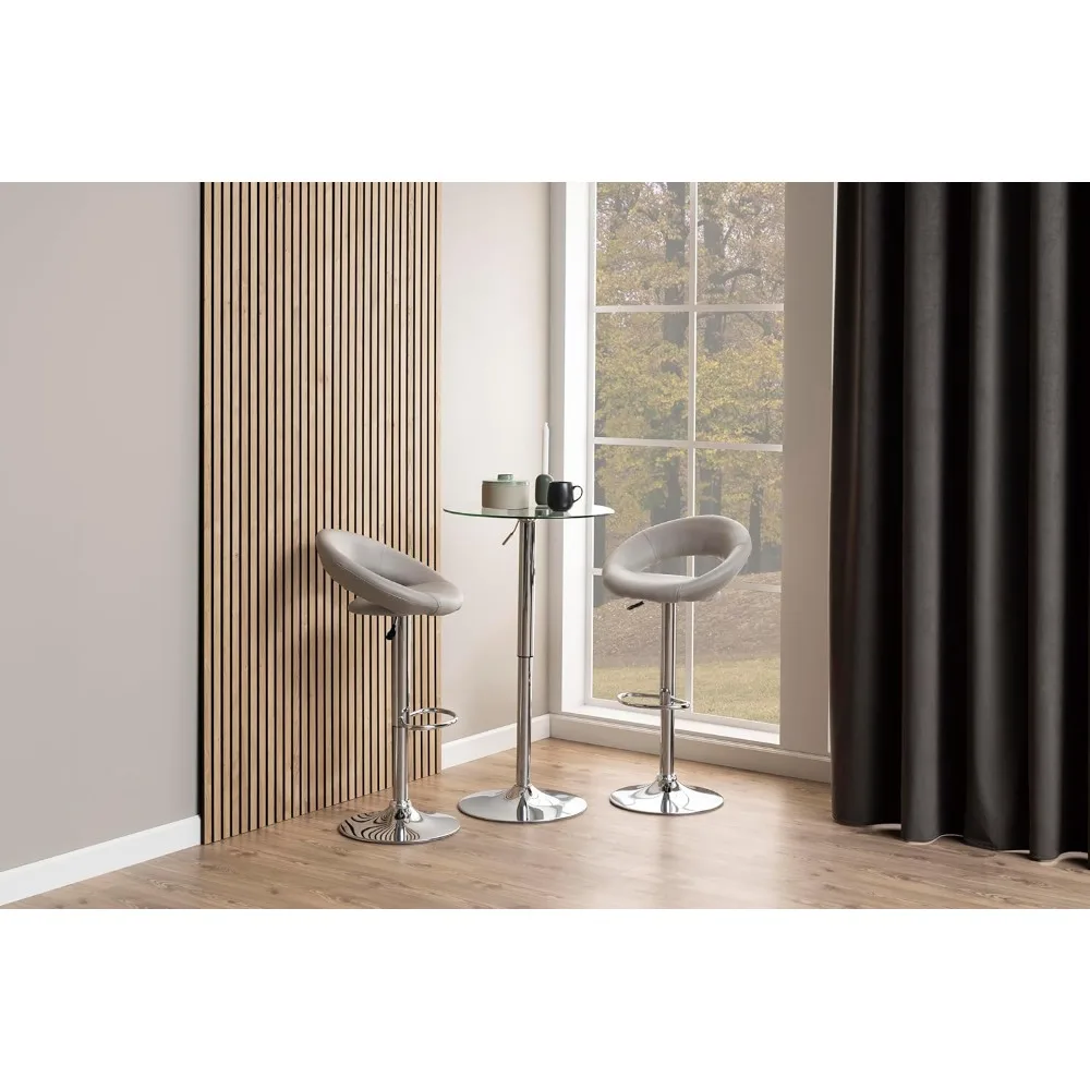 Muebles - Taburete de bar, Tortora, Taburete de bar de 1 pieza