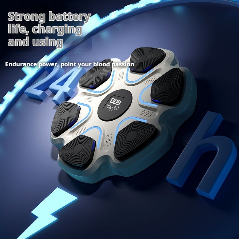 インテリジェント Bluetooth ミュージック ボクシング ウォール ターゲット フィットネス エクササイズ トレーニング機器、子供と大人のボクシング マシン