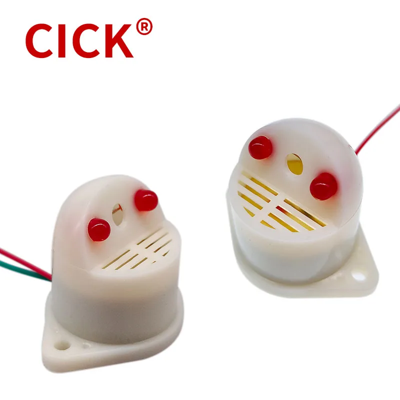 1 pçs minitype som e luz campainha eletrônica ZMQ-2737 DC6-24V ip54 lâmpada alarme contra roubo bip som dispositivo de aviso de alto decibel