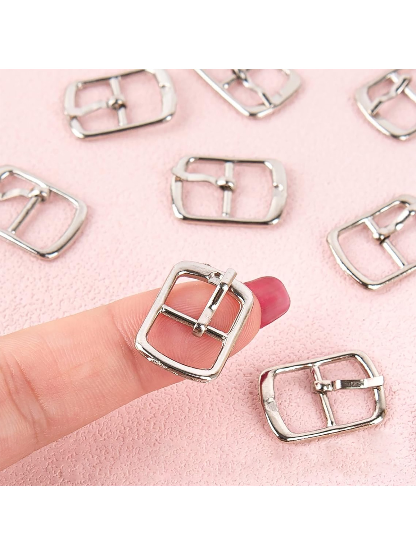 10PCS Mode Metall Single Prong Pin Schnallen Einstellbare Roller Slide Hardware für Schuhe Taschen Leder Gürtel Mehrzweck Roller