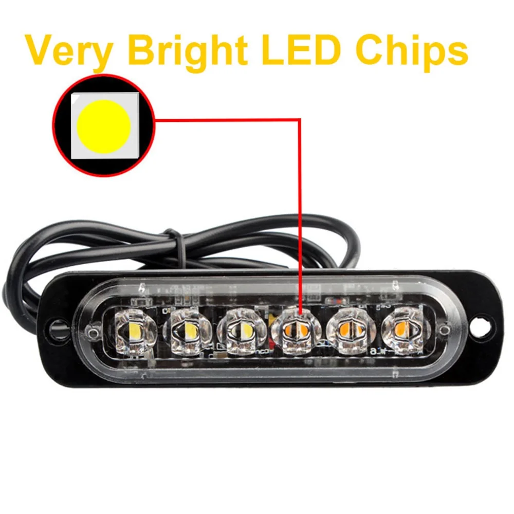 12/24V Led Knipperlicht waarschuwing baken lamp LED Trailer verlichting vrachtwagen van motorfiets Strobe signaal lamp ultradunne baken licht