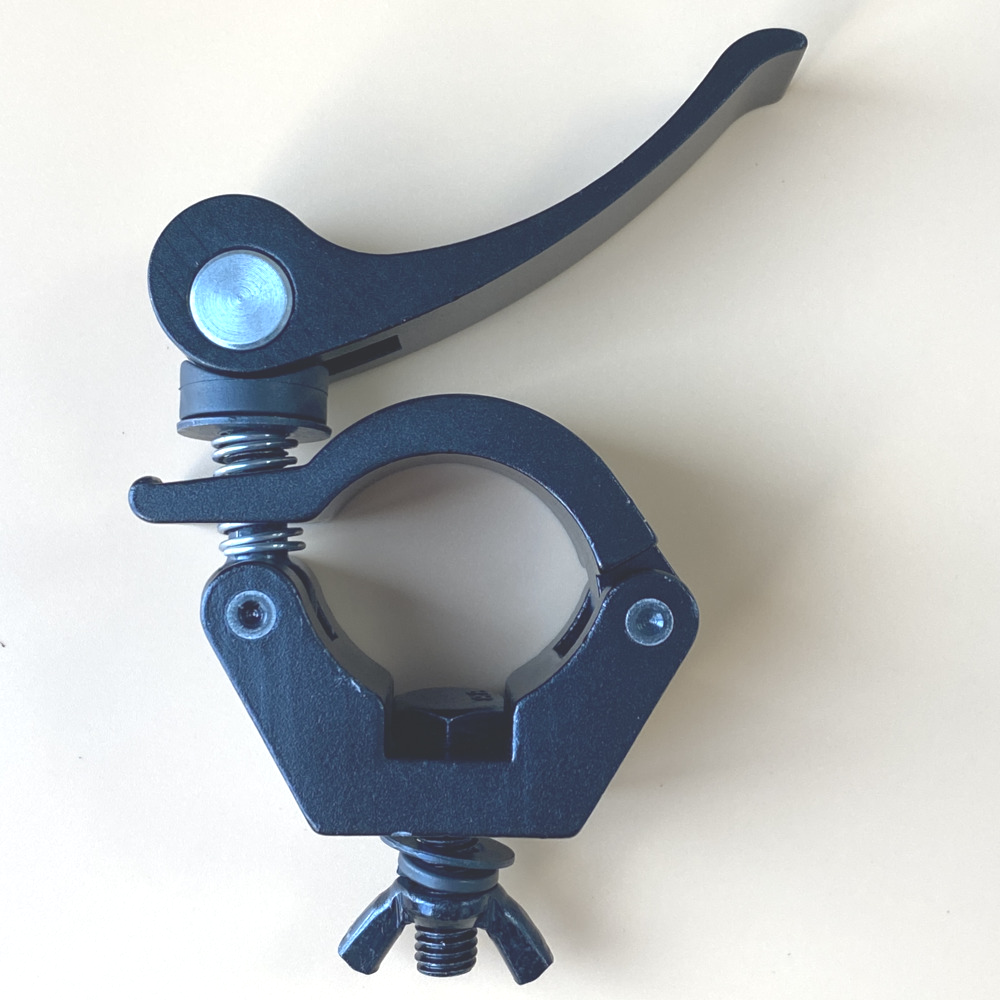 Fast Lock Lighting Clamp Aluminium Truss Clamps 28-32mm Tube O Hook Stage Lighting Mount Bracket Para Luces LED Moving Head DJ