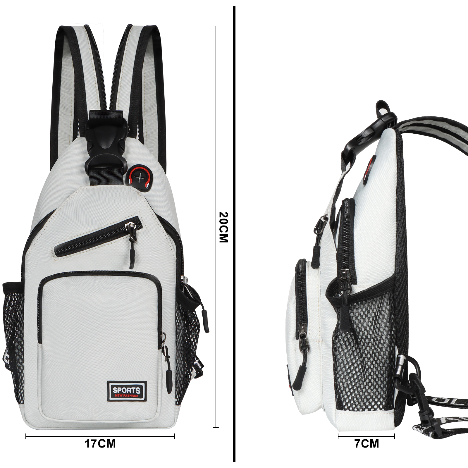 Geestock Borse a tracolla piccole per donna Borsa a tracolla da donna Mini borsa da viaggio sportiva a tracolla Borse a tracolla con foro per auricolari