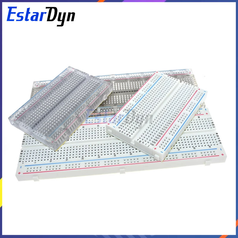 Estardyn MB102 Solderless Breadboard 830/400 Holes PCB Prototyping Board for Arduino DIY Projects High Quality