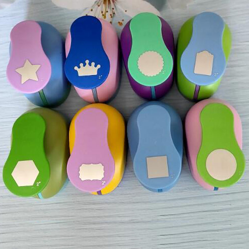 4-5cm 종이 커터 дырокол 구멍 펀치 Cortador De Papel 서클 꽃 공예 펀처 스크랩북 Furador Perfurador 탭 펀치