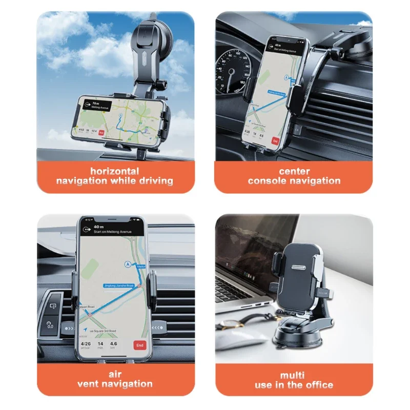 Universal รถแดชบอร์ดวงเล็บโทรศัพท์ Auto ขาตั้งโทรศัพท์มือถือสําหรับ GPS นําทางโต๊ะกระจกแขวนผู้ถือ