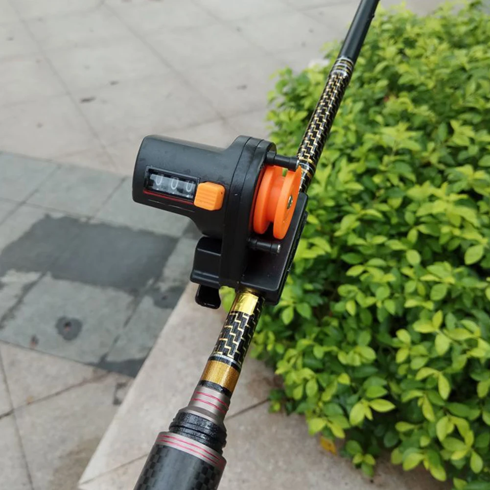 1pcs 0-999M Fishing Line Depth Counter Finder Measurement Tool Tackle Length Gauge Counter 6cm Pesca Fishing Equipment