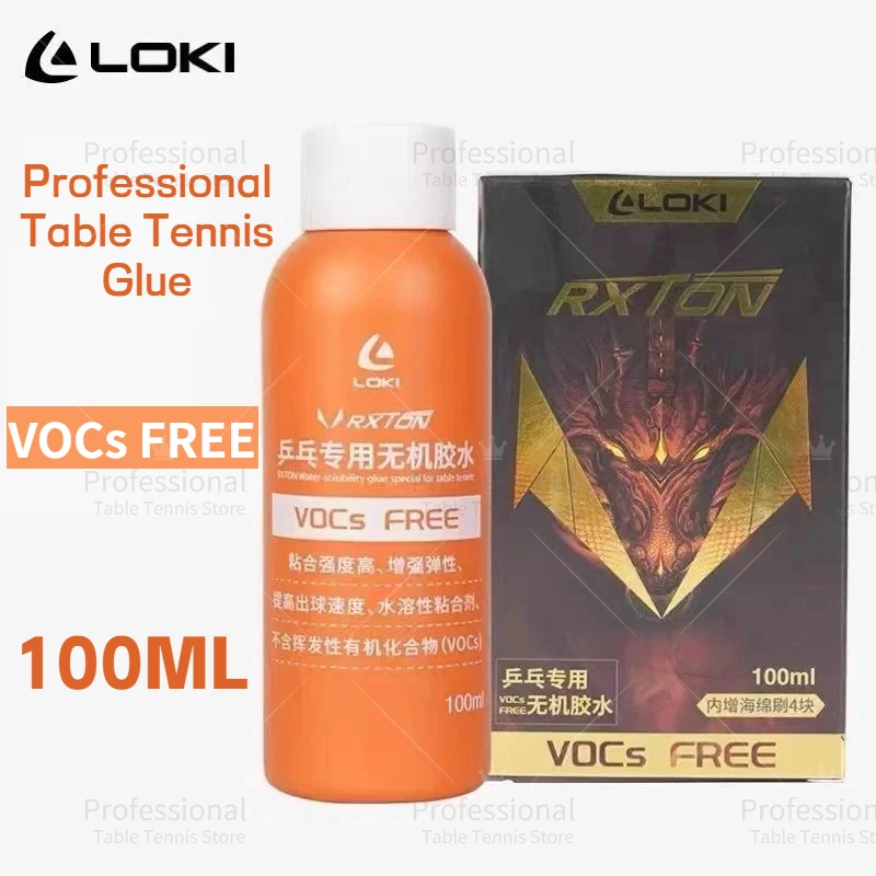 Original LOKI Waterbased Booster 100ml Water Glue for Table Tennis Racket Ping Pong Accessories ITTF Approved NO-V.O.C LOKI Glue