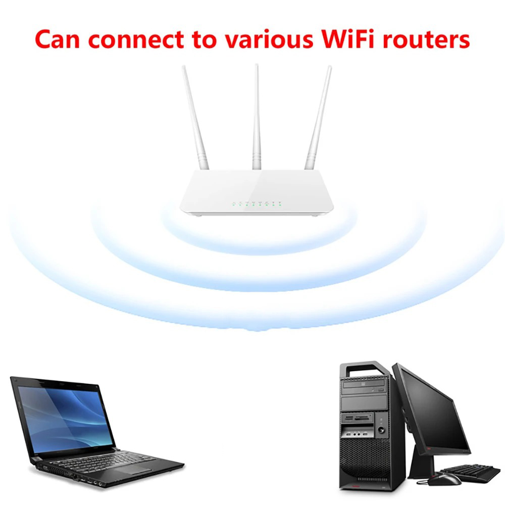 150Mbps Mini USB WiFi Adapter 2.4GHz with Antenna USB Wireless Network Card 802.11n/g/b Ethernet USB dongle LAN PC WiFi Receiver