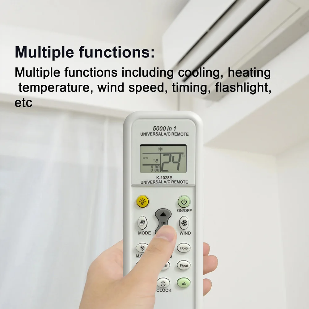 5000 in 1 Universal Air Conditioner Remote Control for LG Gree Midea Toshiba Haier Daikin Hitachi Sharp Panasonic Samsung Sanyo