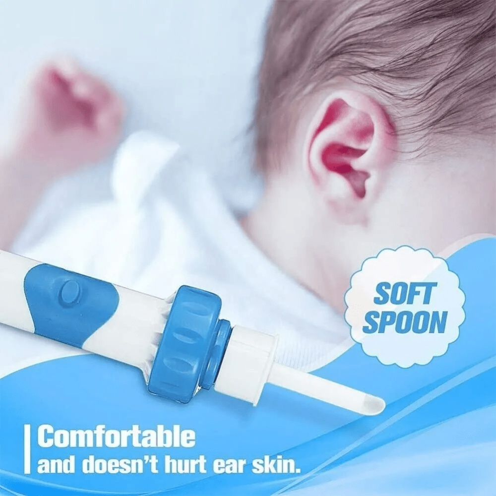 Palillo para los oídos eléctrico para niños y adultos, palillo para los oídos eléctrico, limpiador de oídos, palillo para los oídos para niños, removedor de cera, cuidado de los oídos limpio