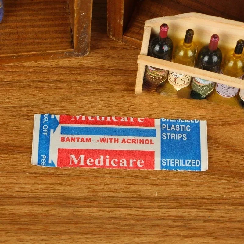 Pansements de premiers soins respirants, crêpe adhésif, pâte, gaze, plâtre, kit de voyage, 100 pièces