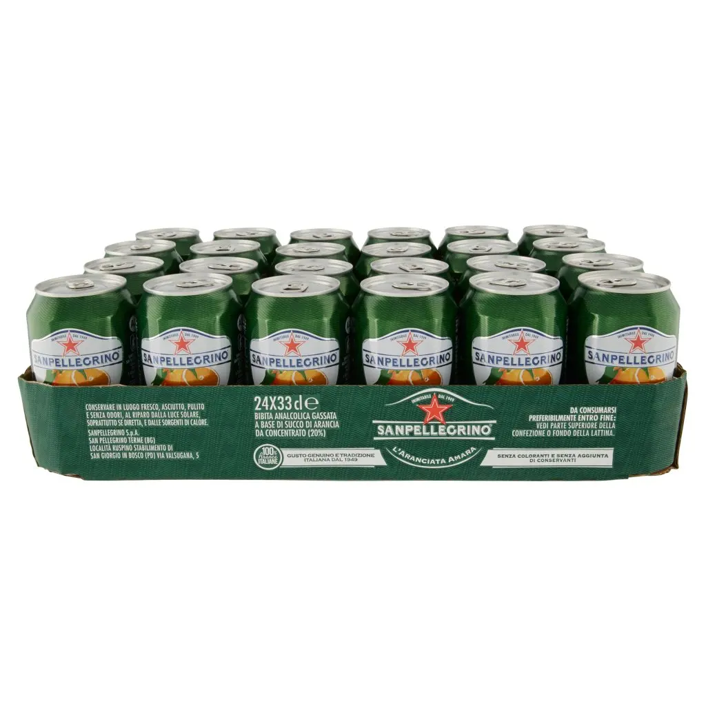 San Pellegrino Aranciata Amara 330ml x24 zgrzewka