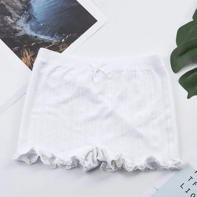 2507Leggings elásticos com acabamento em renda e antirreflexo 326