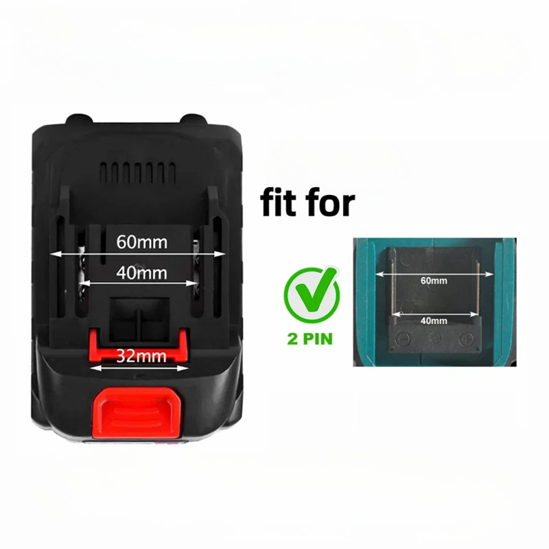 21V High Capacity Rechargeable Lithium Ion Battery for Makita 18V/21V Cordless Electric Power Tools Replacement Battery