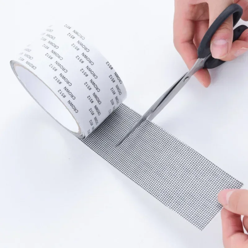 Strong Window Screen Repair Tape Self Adhesive Mesh Tape Net Door Fix Patch Covering Up Holes Tears Anti-Insect Mosquito Mesh
