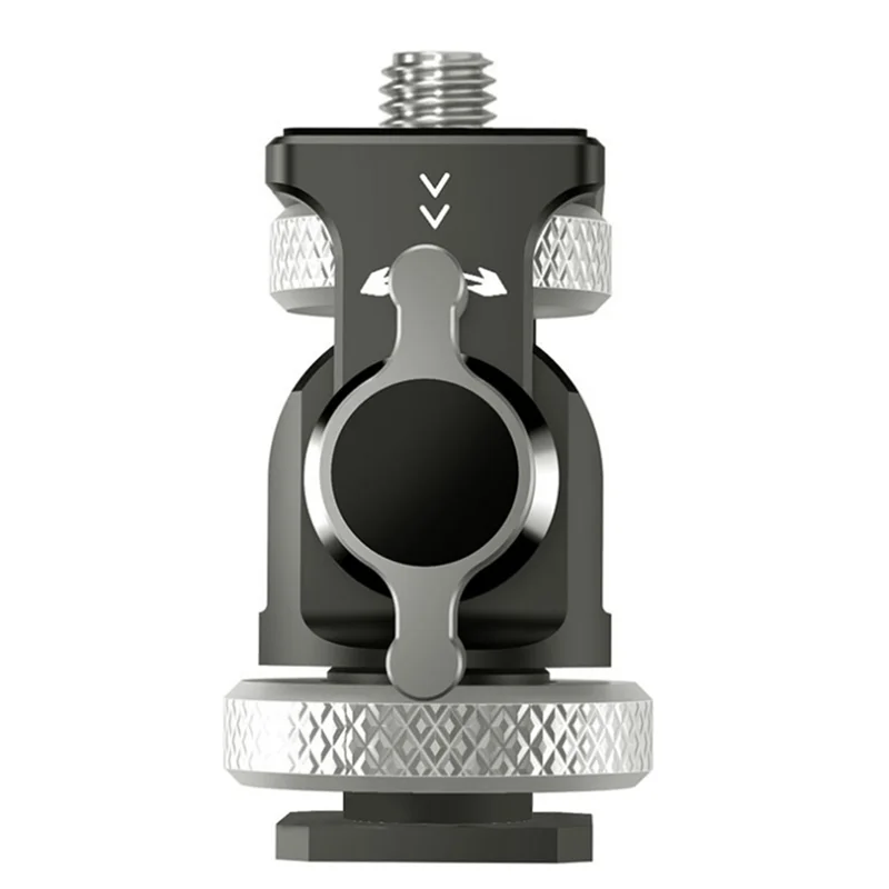 【Item Terlaris】 Adaptor Sepatu Dingin Kepala Tripod Dudukan Monitor Mini 1/4 Inci untuk Mikrofon Flash Kamera Lampu Isi LED untuk Moun