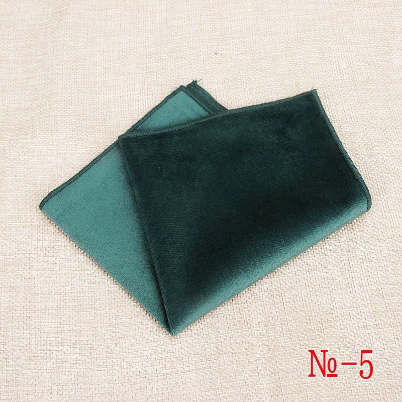 新ファッションポケットスクエアグリーン赤海軍固体ハンカチ 23*23 センチメートルconduoryヴィンテージハンカチメンズ結婚式ポケットhankies