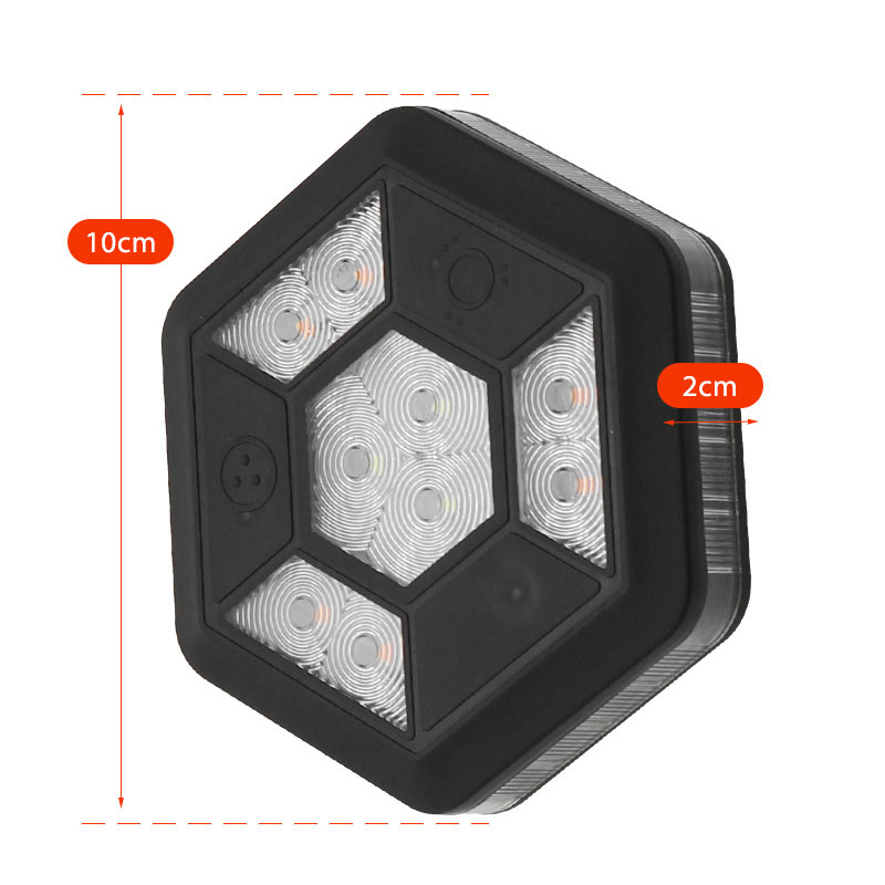 KOOJN COB Roof Lights Ambient Reading Lights Magnetic Suction Car Night Lights Trunk LED Flash Lights USB Portable Charging