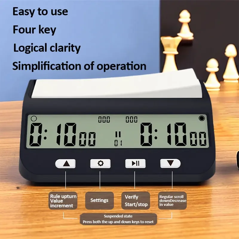 YS9901/YS902 Mehrzweck Tragbare Professionelle Schachuhr Digitale Schachtimer Spieltimer Count Up/Down Präzise Spiel Stoppuhr