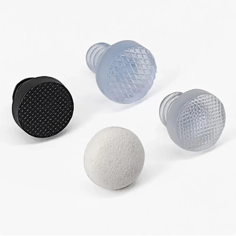 ฝังเฟอร์นิเจอร์โต๊ะเก้าอี้ขาเท้าด้านล่าง Glide สไลด์ยางนุ่ม Pad Protector กันกระแทกโปร่งใส/สีดํา