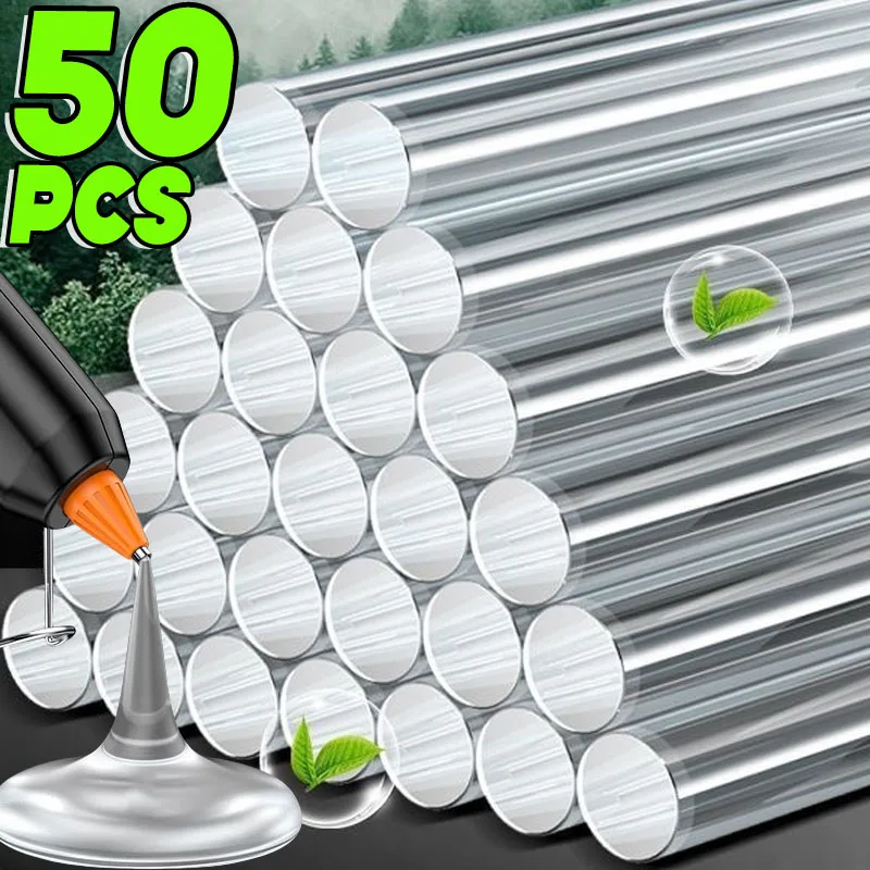 7/11mm Transparent Hot Melt Glue Sticks for Heat Pistol Gun Electric Glue Gun Glue Stick General Adhesive DIY Craft Repair Tools