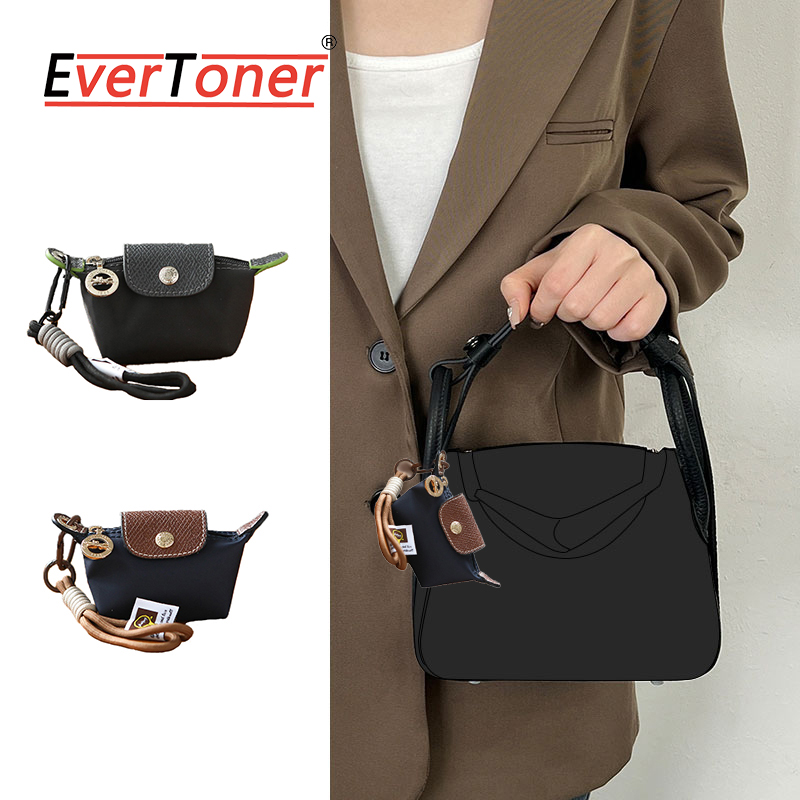 EverToner Zero Wallet Coin Auriculares Lápiz labial Bolsa de almacenamiento Lindo pequeño bolso colgante Mujer
