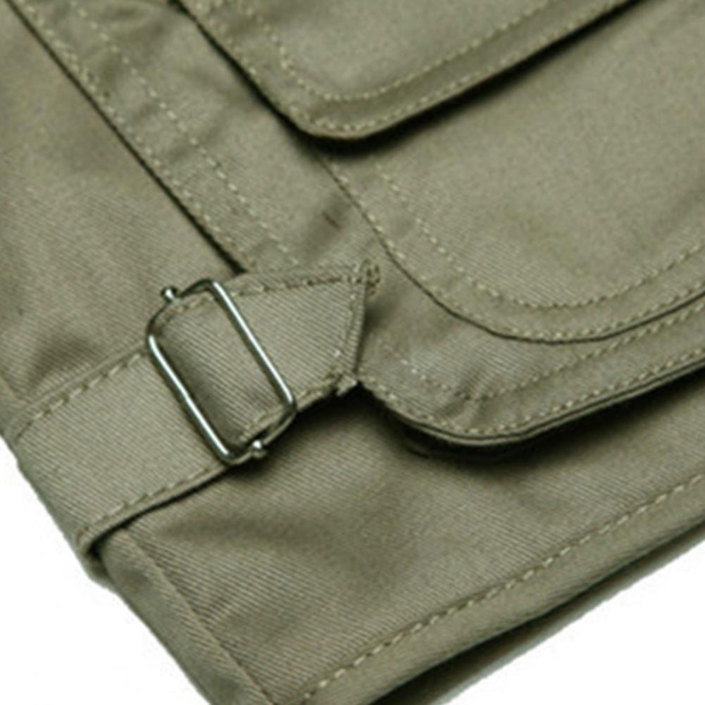 Männer Baumwolle Multi Tasche Weste Sommer Neue Männliche Casual Dünne Ärmellose Jacke Mit Vielen Taschen Herren Fotograf Baggy Weste