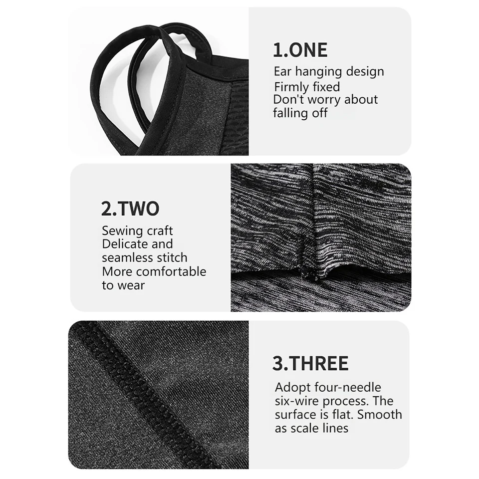 Máscara de verano para hombre, pañuelo de cara completa para bicicleta, Bandana de ciclismo, máscara de protección UV, bufanda transpirable de seda helada para colgar en la oreja al aire libre